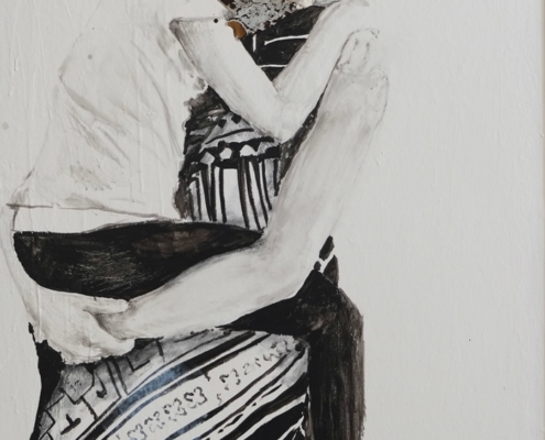 alessandro_mother_and_daughter_with_scorpion_fish_125x170-cm_tecnica-mista-su-tavola_2019_web